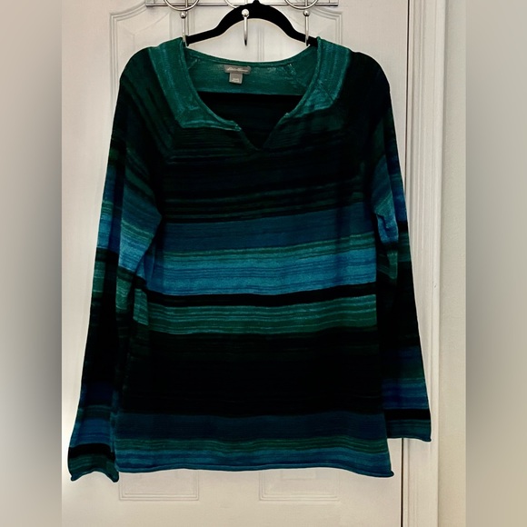 EDDIE BAUER, WOMENS SWEATER, 100%Cotton, size large - Picture 1 of 6